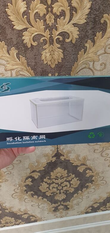 Akvarium aksessuar və ləvazimatları: Ağ rəngli silindrik korpusa malik akvarium xarici filtri. Qablaşdırma — 17