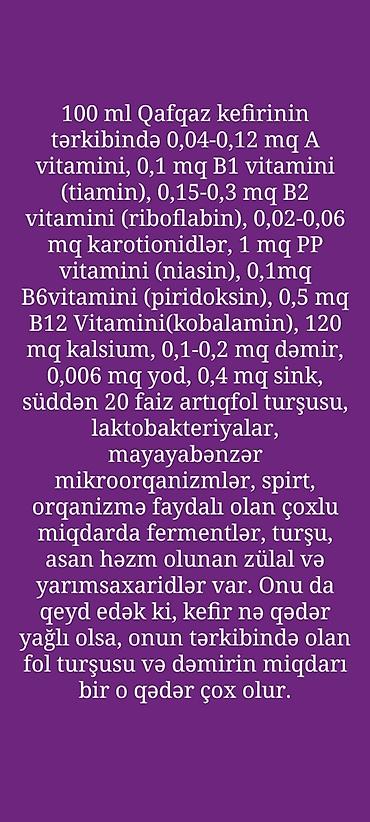 Ev və bağ: Salam.Kefir mayasi təbii.İmuniteti qaldirir.Mədə bağırsaqin dərmani — 2