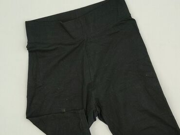 czarne t shirty basic: Sinsay, Leggings Sports for women, size S (EU 36)