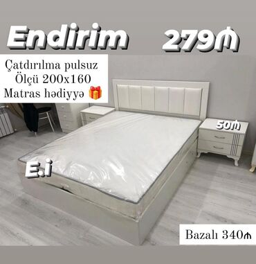 Çarpayılar: İkinəfərlik çarpayı, Bazalı, Matras ilə, Siyirməsiz -da lalafo.az — 9 Çarpayılar: İkinəfərlik çarpayı, Bazalı, Matras ilə, Siyirməsiz — 9