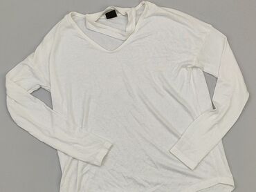 białe t shirty v neck: Sweter, XS, stan - Dobry