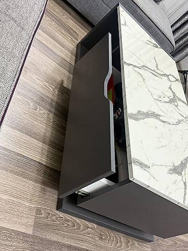 inversion stol: Düz masa, Açılmayan, Təkərsiz, Teksturalı laminat — 4