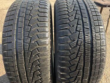 Шины: Шины 215 / 55 / R 17, Зима, Б/у, Комплект, Легковые, Корея, Hankook — 1