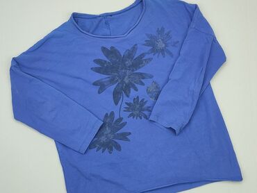 niebieska bluzki z długim rękawem: Bluzka Damska, 2XL, stan - Dobry