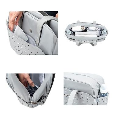 zextra kaputi: KikkaBoo Torba za mame Chelsea Dots Grey – šifra proizvoda: KKB2 — 3
