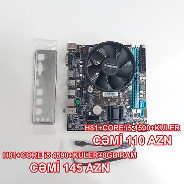 материнская плата: Ana Plata "DDR3 LGA 1150 Alfa H81 Bundle" Bundan ucuz ancaq — 1
