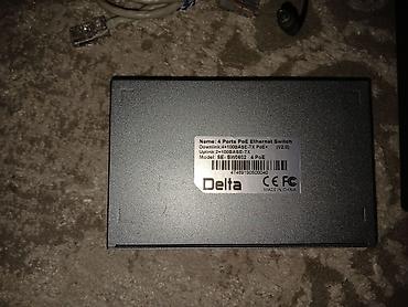kvm switch: Коммутатор POe 4х портовый, 2 uplinkа Delta se-sw0602, для 4х IP — 4