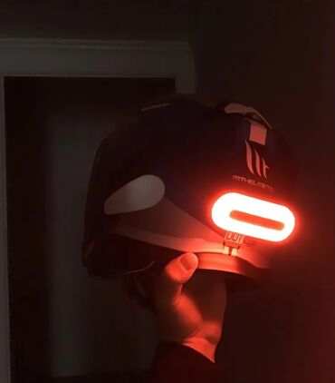 Moto dəbilqələr: Moto-velo təhlükəsizlik dəbilqə işığı Salam, Здравствуйте — 2