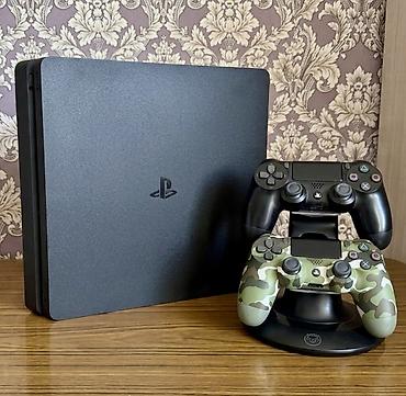 купить playstation plus: PlayStation 4 Slim 1TB + 2 Геймпада + Год Подписок PS Plus и EA Play! — 7