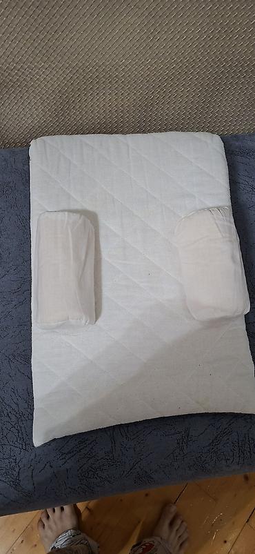 Körpə üçün yan sipərli yuxu yastığı/matrası - Material: yumşaq