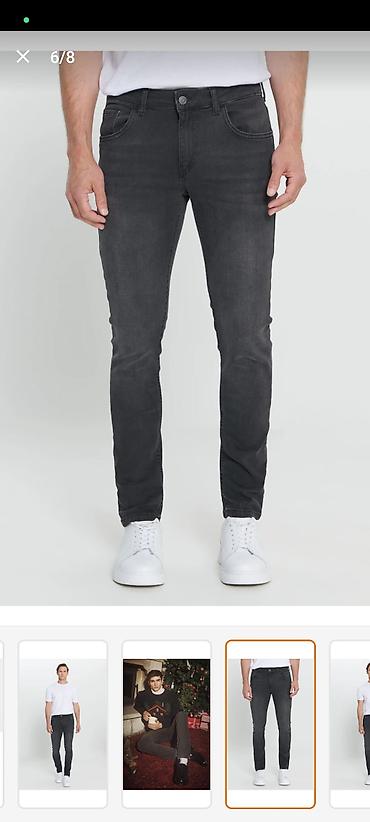 Cinslər: AC&Co / Altınyıldız Classics kişi cins şalvarı. Ölçüsü çox kiçik — 5