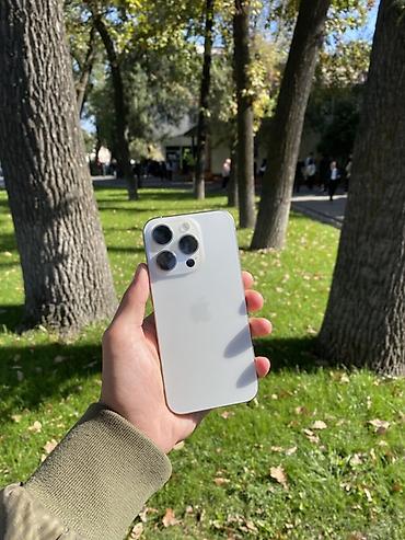 IPhone 15 Pro, 256 ГБ, цвет белый/белый титан - Экран 6.1" Super