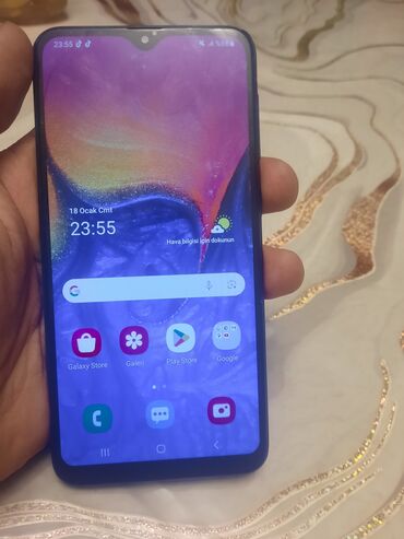 samsung düyməli: Samsung A10e, 32 GB, rəng - Boz, Düyməli