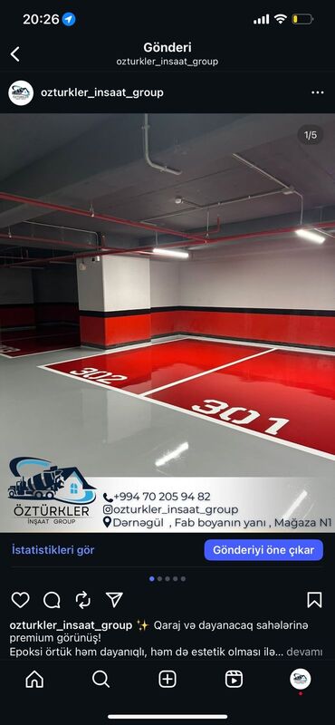 Digər tikinti materialları: Profesyonel stadyumlar üstü aciq ve baqli futbol voleybol basketbol — 6