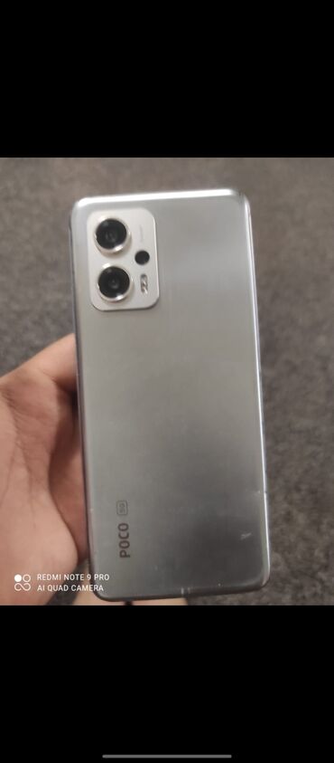 poco x7про: Poco X4 GT, Колдонулган, 256 ГБ, түсү - Боз, 2 SIM