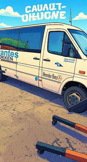 мини даф: Mercedes-Benz Sprinter —ремонт ходовой части 
адрес жебек-жолу79 — 1