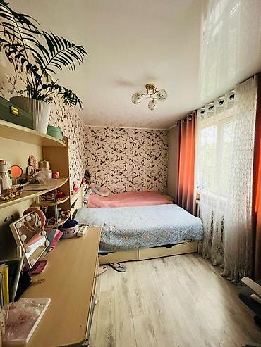 быстроток: 3 комнаты, 58 м², Аламедин-1 мкр 104 серия, 4 этаж, Евроремонт — 3