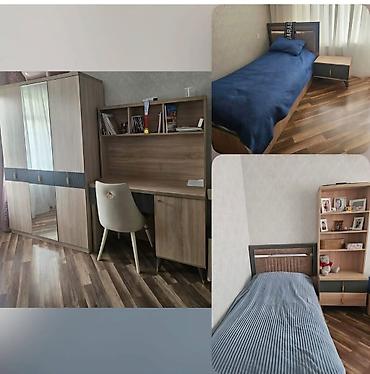 Детская мебель: Gənc otağı üçün tam dəst mebel Tərkib: 2 eded çarpayi eni 135sm alti — 1