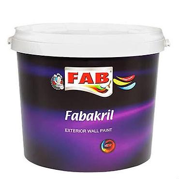 ucuz su: Akril Fasad üçün boya, FAB, rəng - Bənövşəyi, Suya davamlı — 1