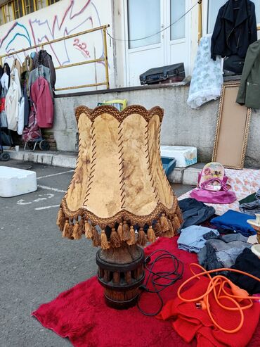 konjska dlaka za haljine: Stona lampa, bоја - Braon