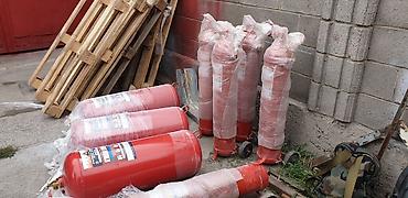 сигнальный пм: Огнетушитель порошковый оп70. Вес заряда 70кг, общий вес 95кг. Россия — 4
