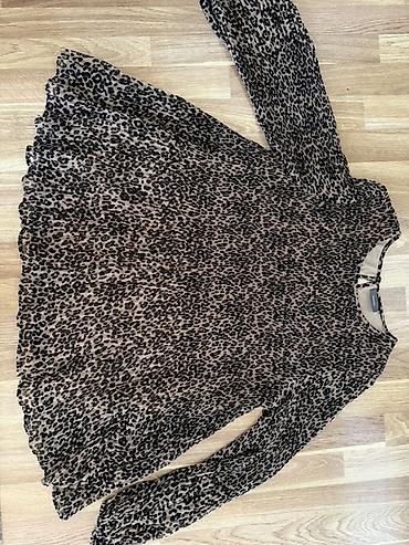 Leopar naxışlı qadın paltarı - Üst material: yüngül, nazik şifon lalafo.az -da Leopar naxışlı qadın paltarı - Üst material: yüngül, nazik şifon