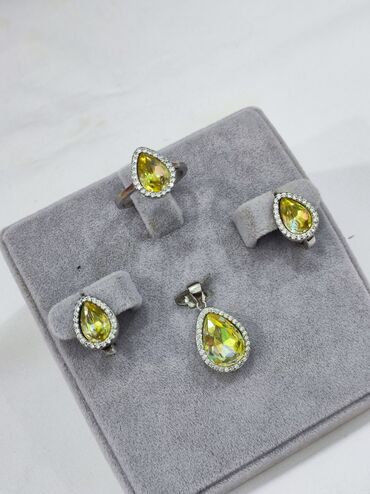 Серебряные наборы украшений: Набор украшений, Проба 925, Женские, Новый — 5