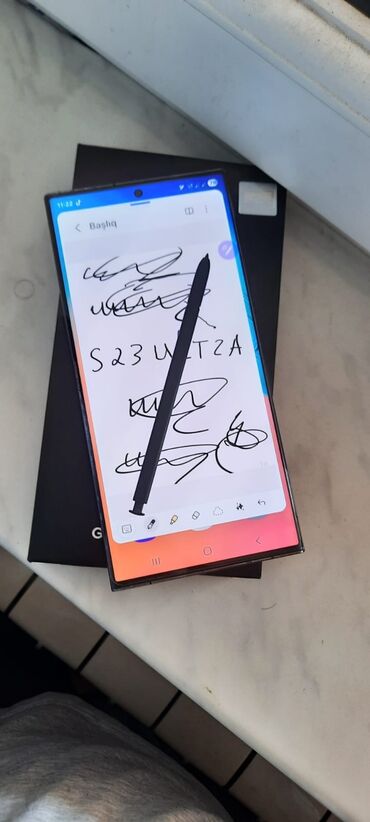 Samsung Galaxy S23 Ultra, 256 GB, rəng - Qara