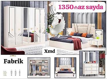 Yataq otağı dəsti – “Fabrik” model Komplekt: - Dolab: 6 qapılı