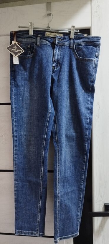 мужские джинсы скинни: Скинни, Китай, Средняя талия, Стрейч