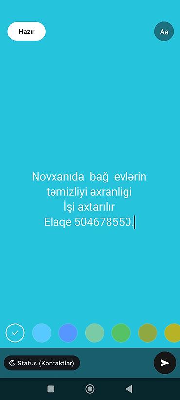 ev temizliyi: Novxanı ərazisində bağ evlərinə xidmət təklif olunur: - Bağ evlərinin — 1