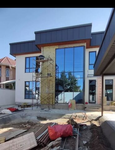 Алюминиевые окна на заказ: Алюминиевое окно на заказ, Тип окна: Витражные, Фасадные, Балконные, Бесплатная установка, Без рассрочки — 22