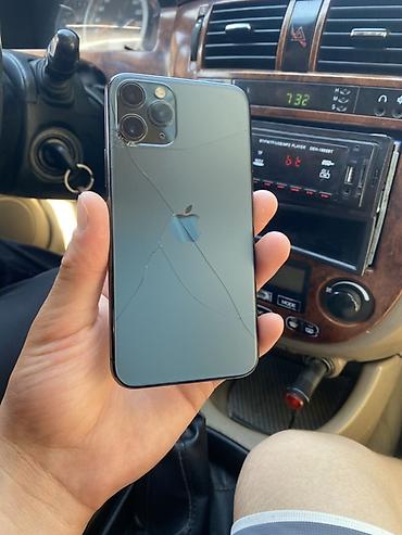 Уюлдук телефондор жана аксессуарлар: IPhone 11 Pro (цвет Space Gray) Память 256 задняя крыша разбита на — 1