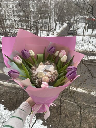 Кондитерские изделия, сладости: Клубника и Финики в шоколаде Подарок на 8марта Заранее оформляйте — 32