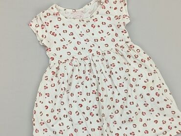 biała letnia sukienka długa: Dress, Primark, 9-12 months, condition - Good