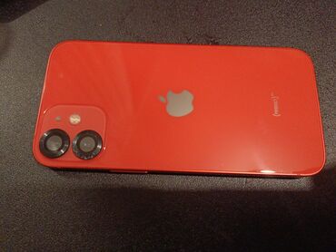 barter telefonlar: IPhone 12 mini, 128 GB, Qırmızı, Zəmanət, Face ID