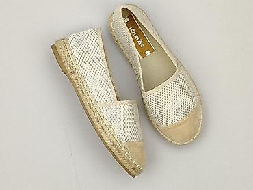 deezee sportowe: Damskie espadryle DeeZee, rozmiar 36 - Kolor: kremowy/ecru ze — 1