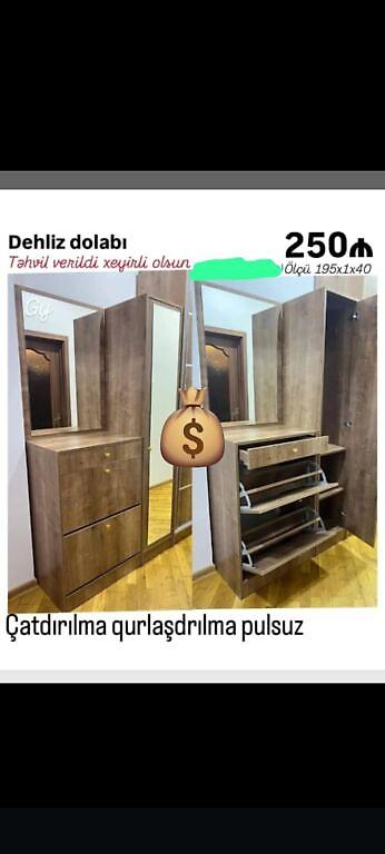 Dehliz dolab sifarişlə hazırlanır lalafo.az -da Dehliz dolab sifarişlə hazırlanır