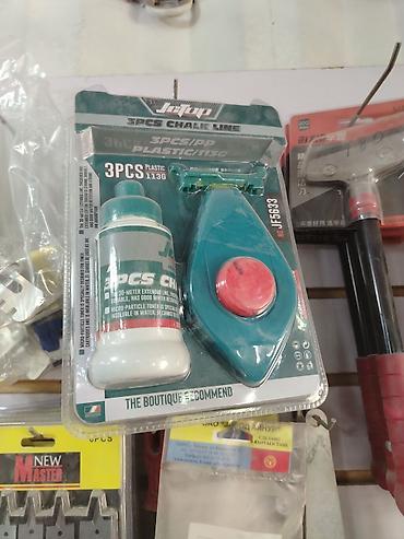 ложат: Набор для отбивки малярного шнура Jlop (3PCS CHALK LINE). Состав: - — 1