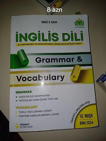 stels navigator 930: Məhsul: İngilis Dili – Grammar & Vocabulary (Nərgiz R. Nəcəf) — 1