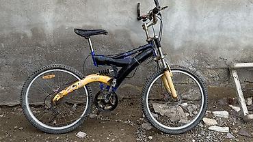 teker velosiped: Dağ velosipedi – 24" təkərli, ikili amortizasiya təkərlər yaxşı — 1