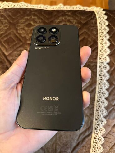 telfon ucun divar kagizlari: Honor X8 5G, 128 GB, rəng - Qara, Zəmanət, Sensor, Barmaq izi