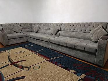 sofa: Угловой диван, C подушками — 2
