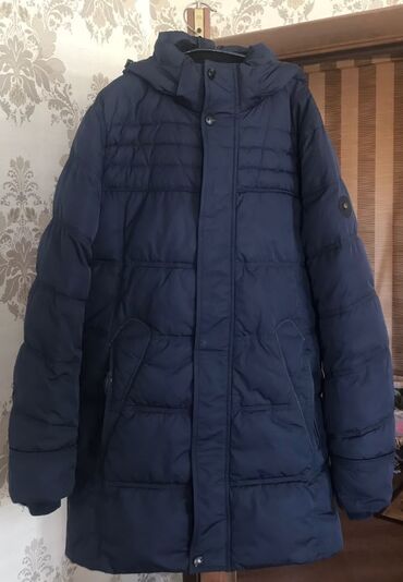 продам мужскую зимнюю куртку: Куртка L (EU 40), цвет - Синий