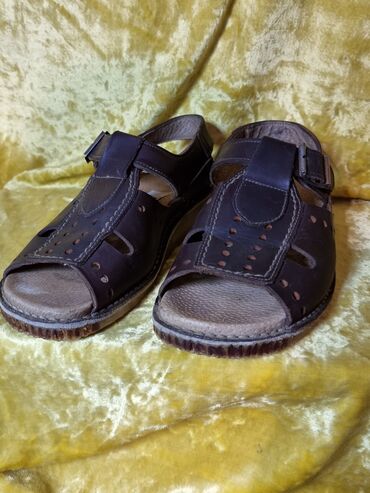 кожаные сандалии: Мужские сандали КОЖАНЫЕ Германия Брендовые . Размер 42