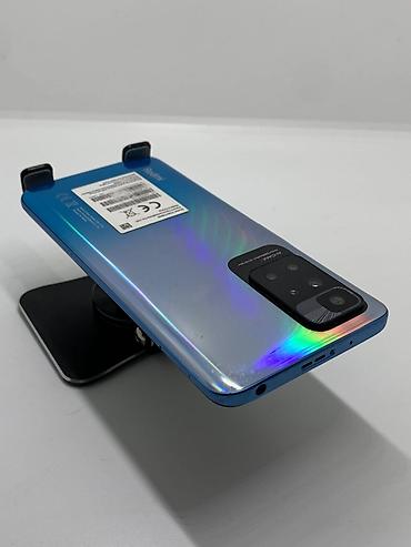 micro cd: Redmi, Redmi 10, Б/у, 128 ГБ, цвет - Голубой, 2 SIM — 2