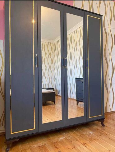 paltar dolabi lalafo az: Açılan, 4 qapılı Düz dolab, Qarderob, paltar dolabı