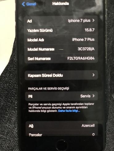 Apple iPhone: IPhone 7 Plus, Qara — 8