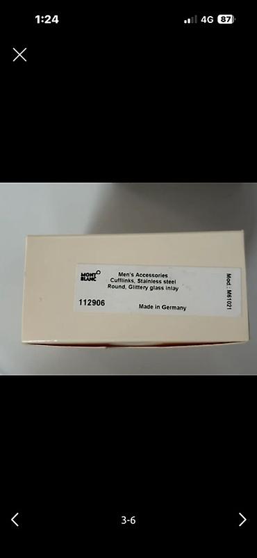 mn m: Запонки Montblanc новые! На сайте 20-30 тысяч стоят - Классическая — 5