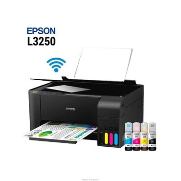 printer alisi: Epson Orginal Zəmanət 5 İL (L3250 WİFİ) Qara və ağ şəkil A4 1 dəq